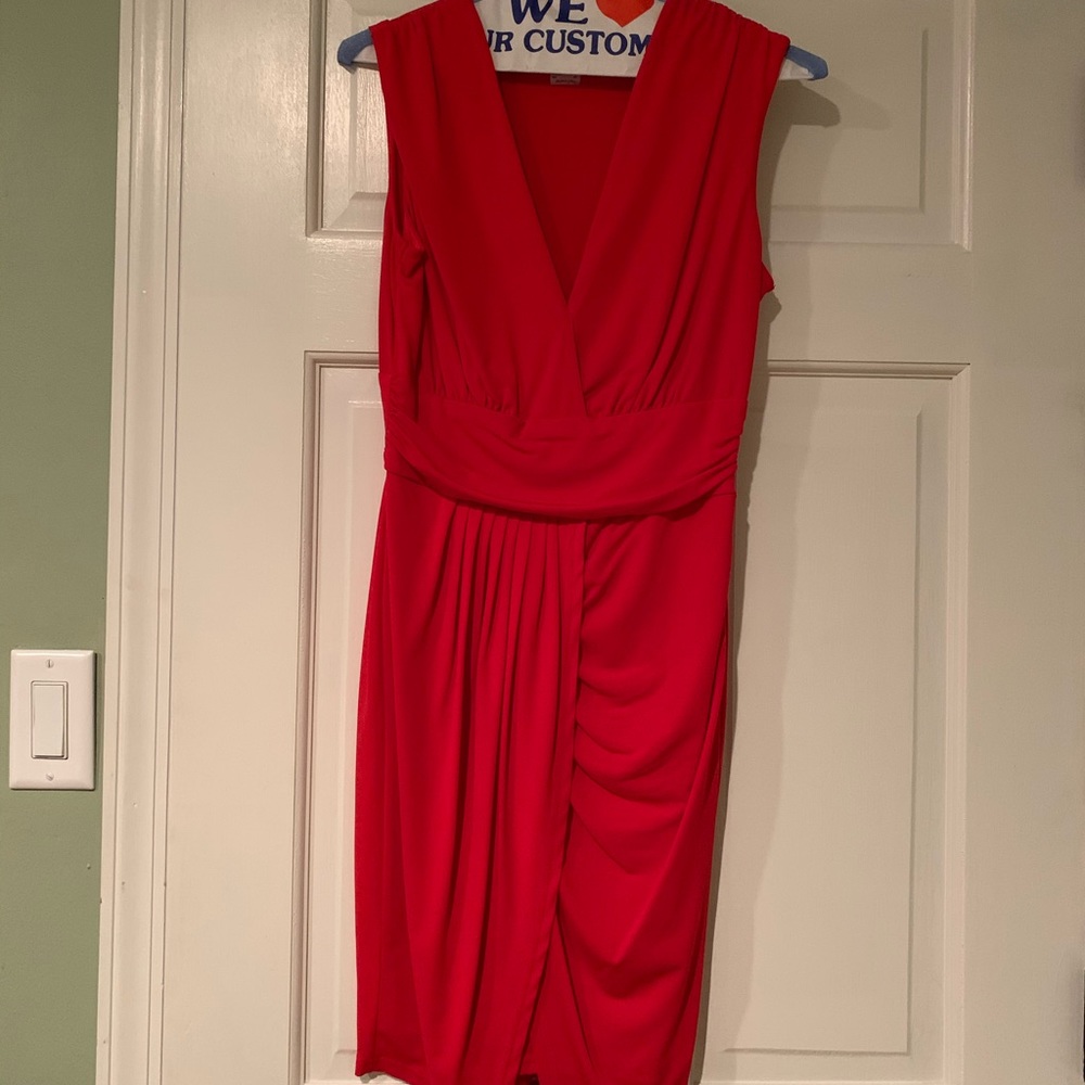 Xs bright red dress from Venus
